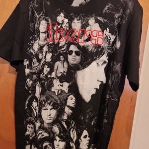 The Doors Embroidered Medium T-shirt Black